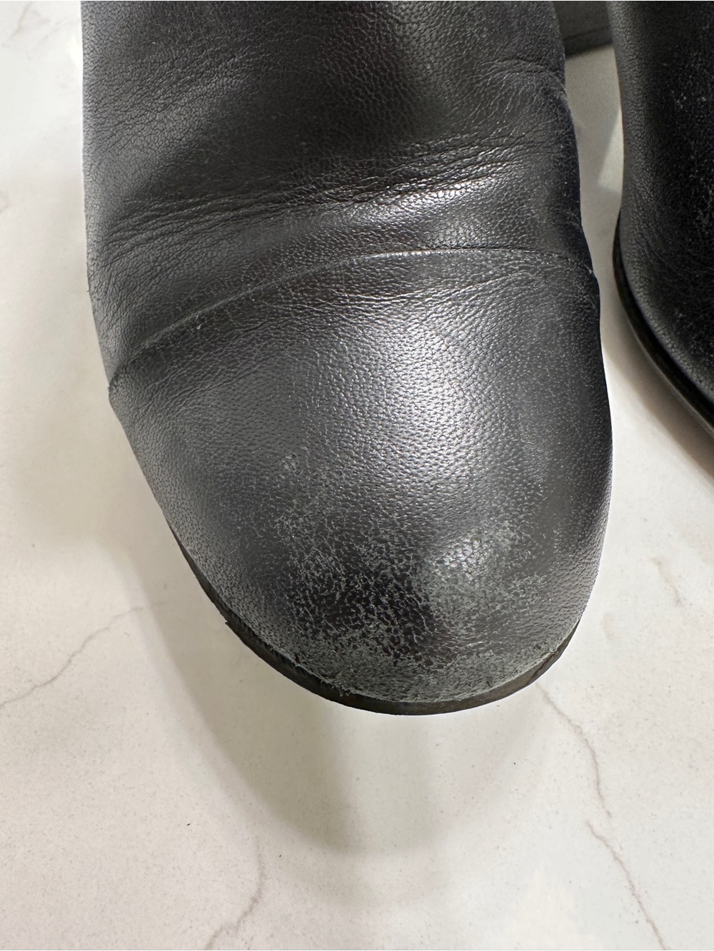 Clark’s Heeled Black Leather Women's Ankle Boots - Picture 4 of 13